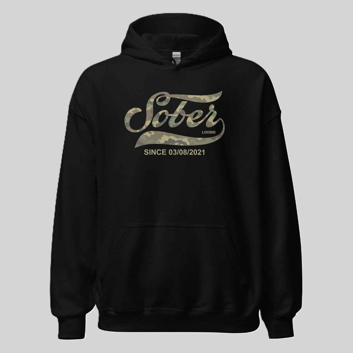 Recovery Hoodie | Unisex Sober Since Camo