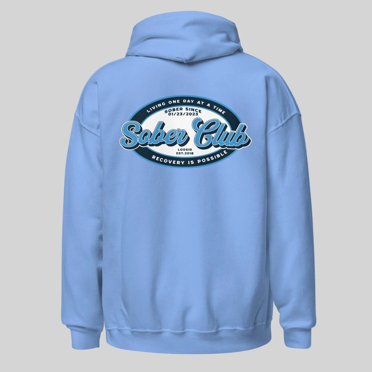 quality sober lifestyle recovery hoodie