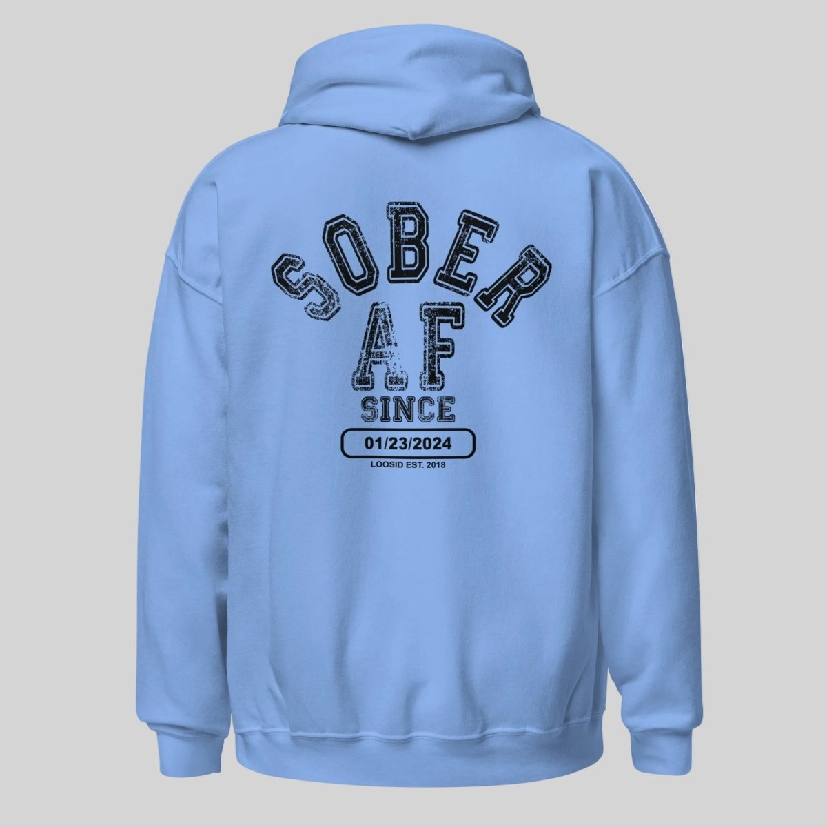 premium sober apparel recovery hoodie