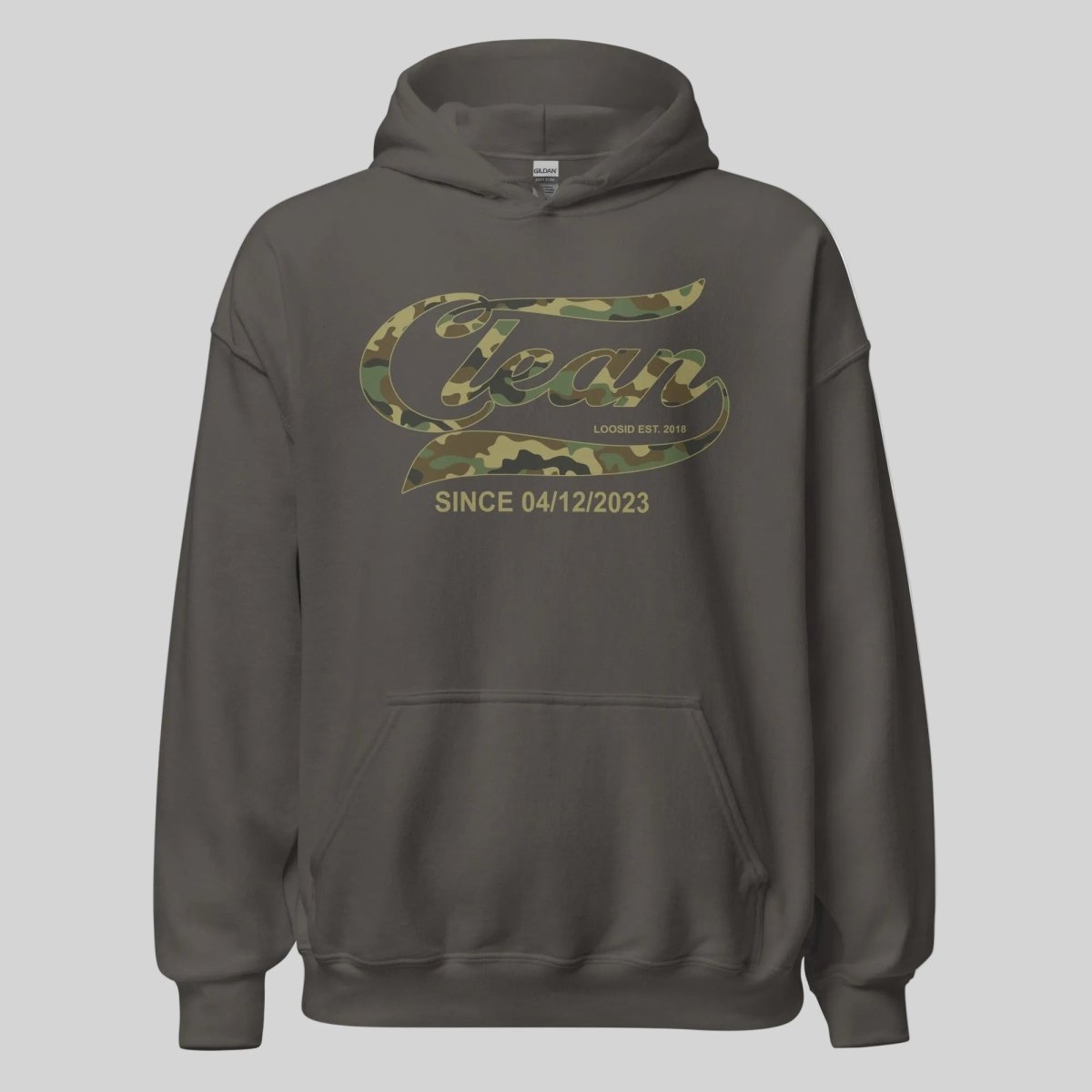 Clean Since Camo Recovery Hoodie graphic detail (view 14)