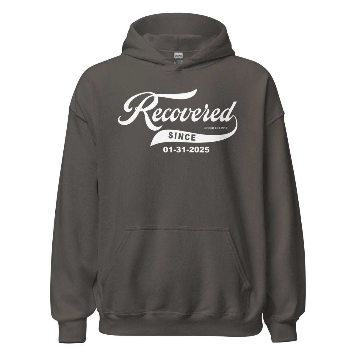 Recovered Since Recovery Hoodie packaging detail (view 38)