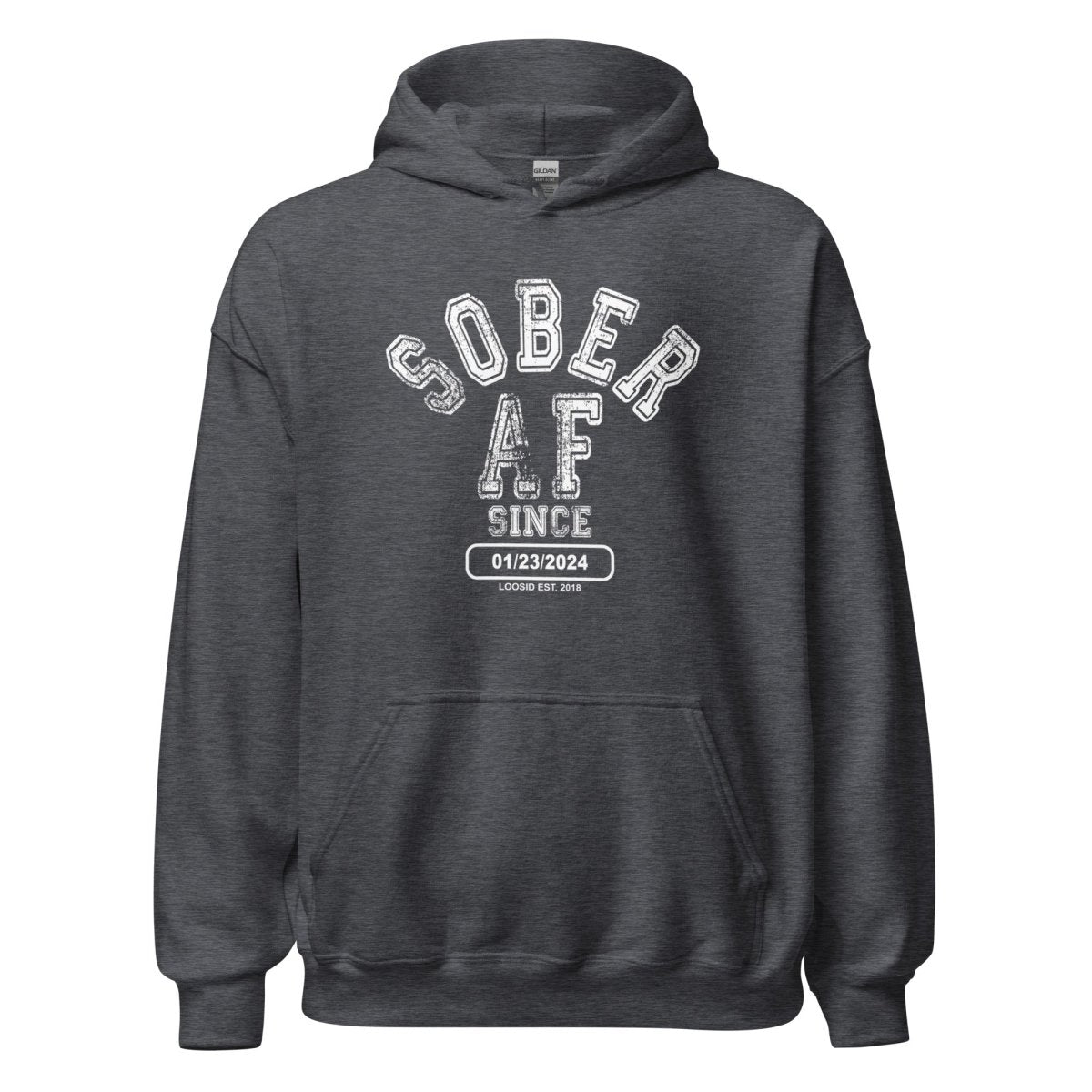 Personalized Recovery Hoodie for honoring sobriety journeys