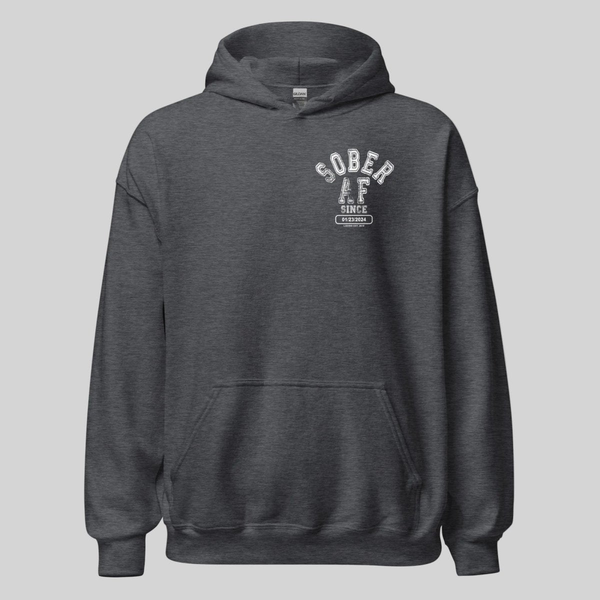 modern sober clothing recovery hoodie