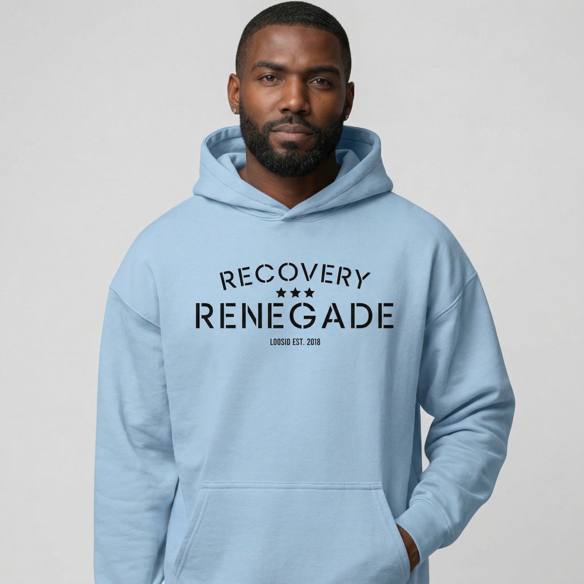 Thankful Recovery Renegade Recovery Hoodie close-up view (view 22)