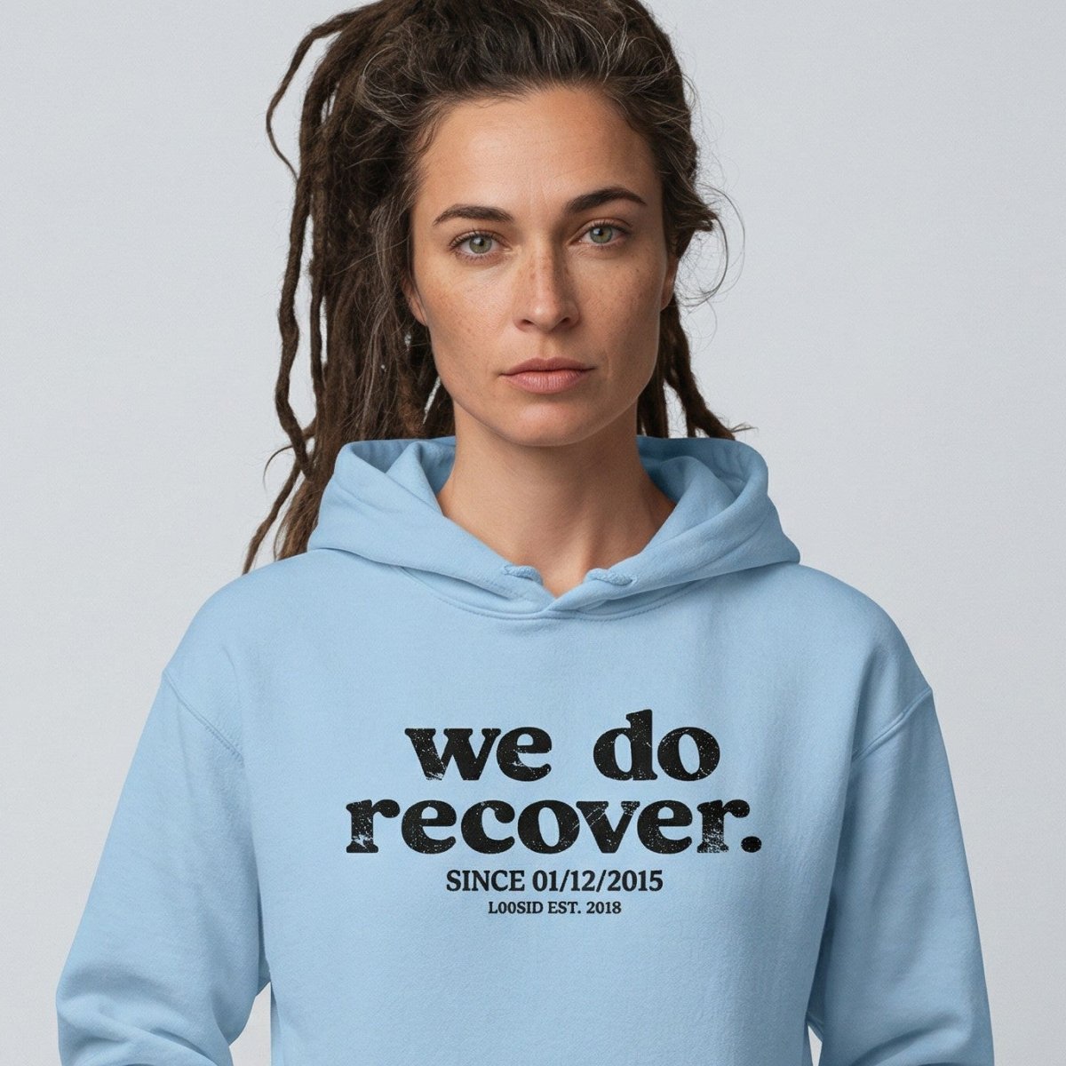 Recovery Hoodie | We Do Recover Since Unisex Hoodie with Custom Sobriety Date