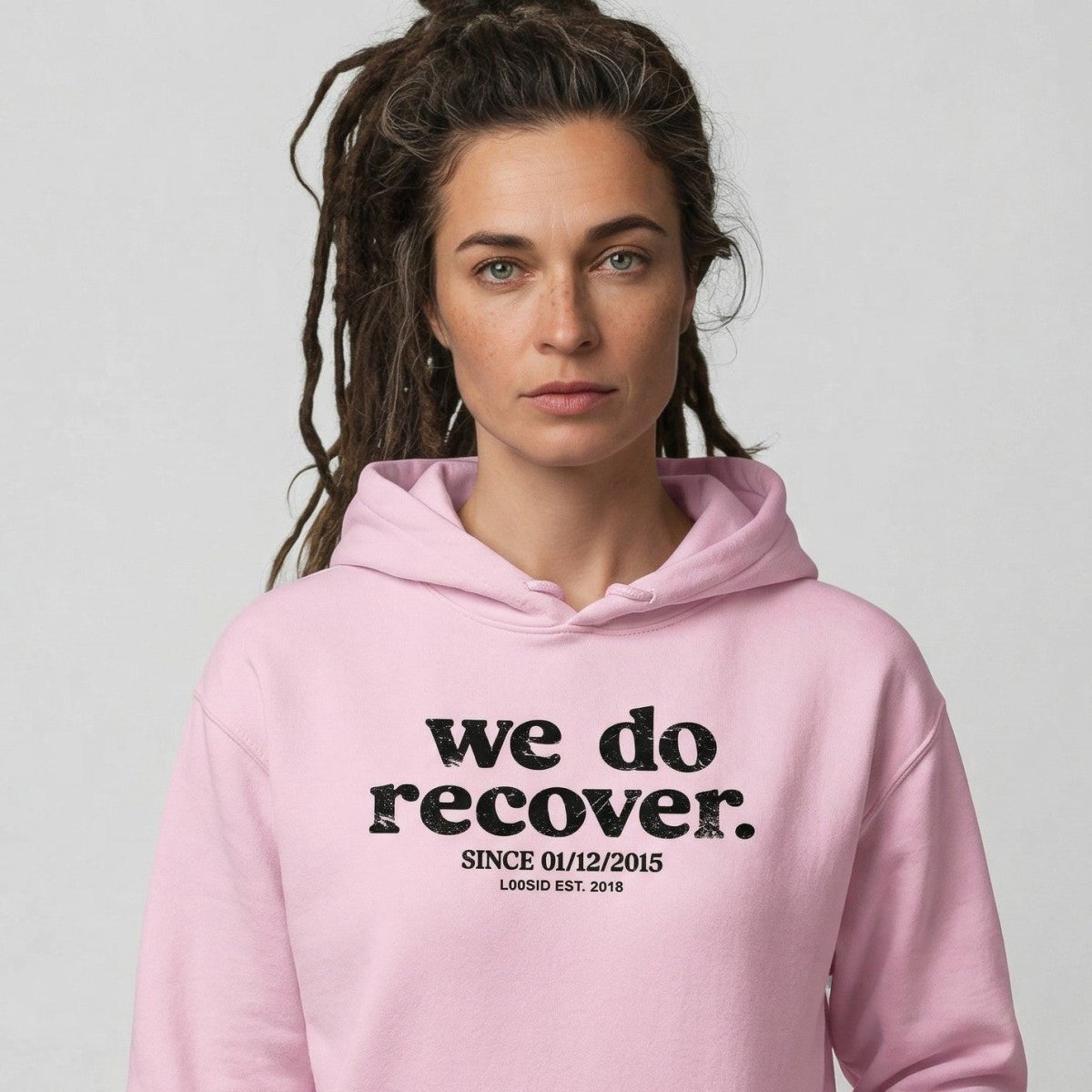 Recovery Hoodie | We Do Recover Since Unisex Hoodie with Custom Sobriety Date