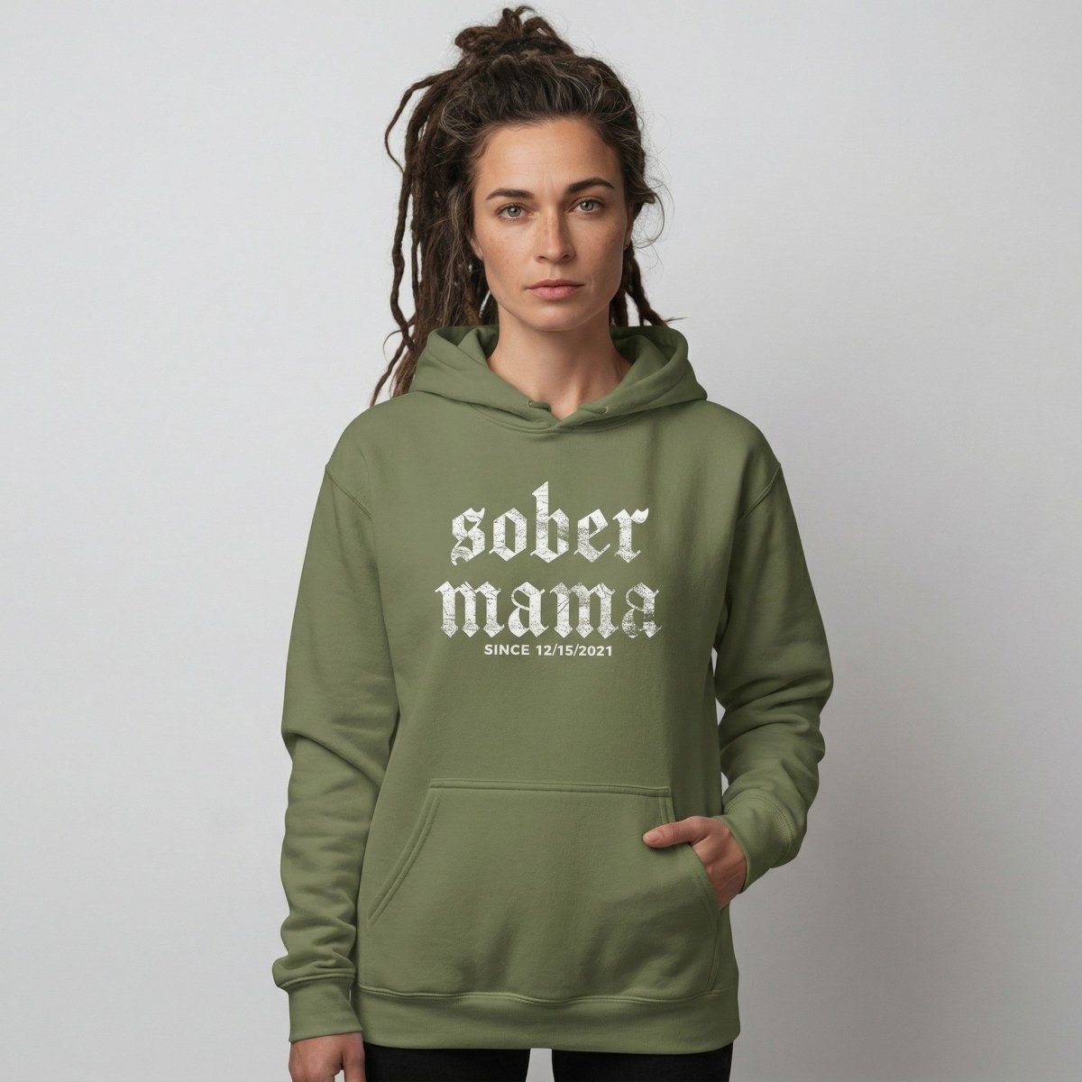 Sober Mama Women's Personalized Hoodie