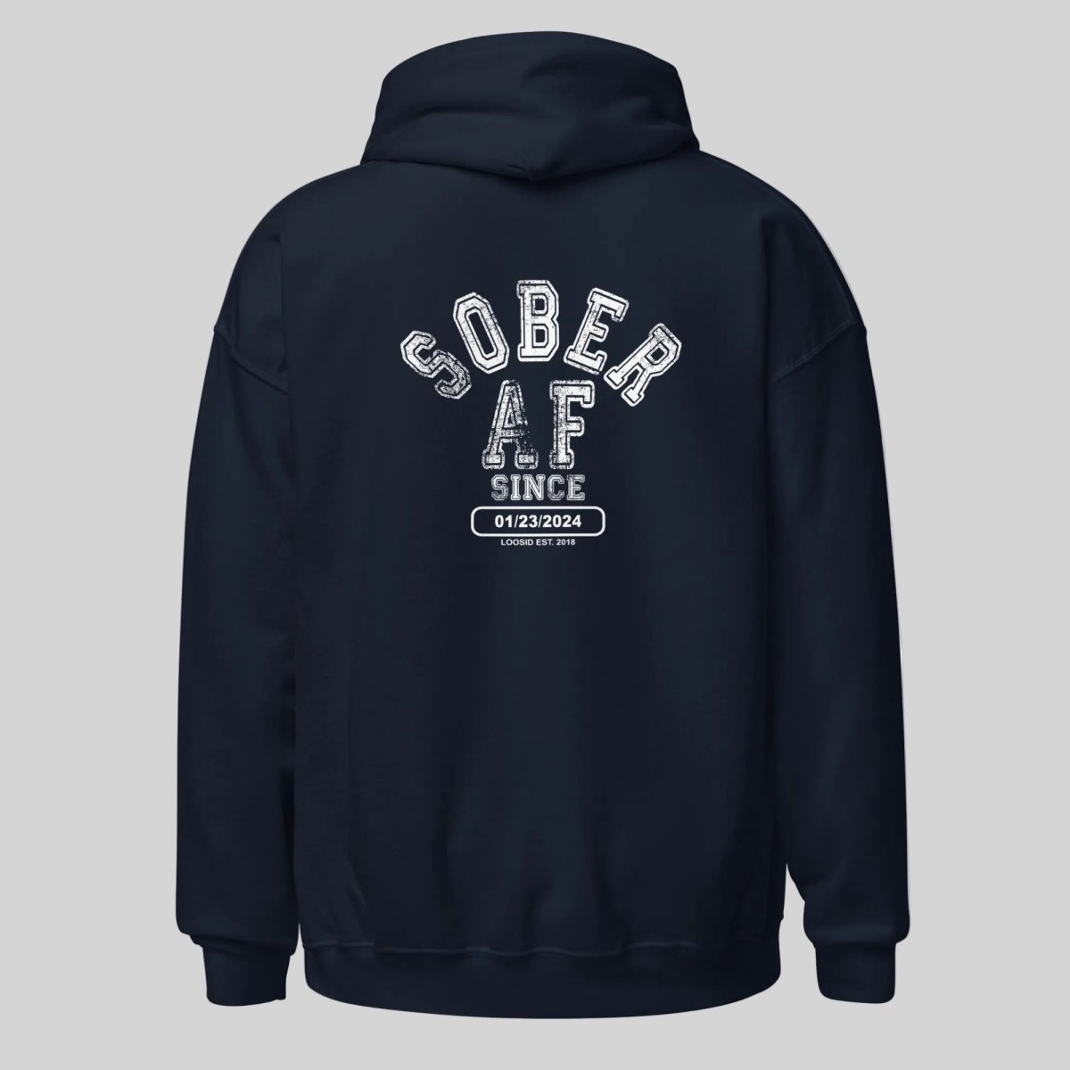 premium sober clothing recovery hoodie