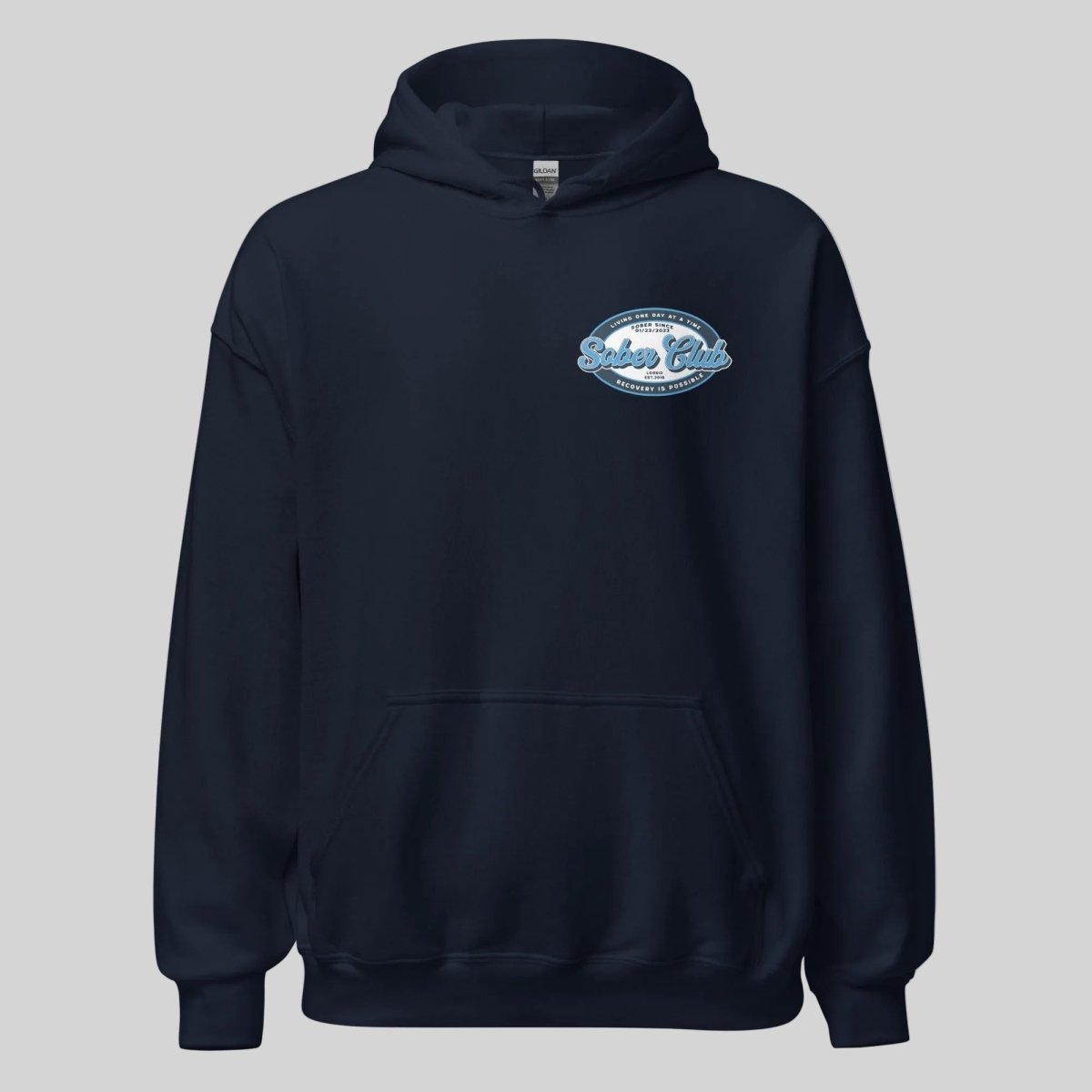 classic inspirational recovery hoodie