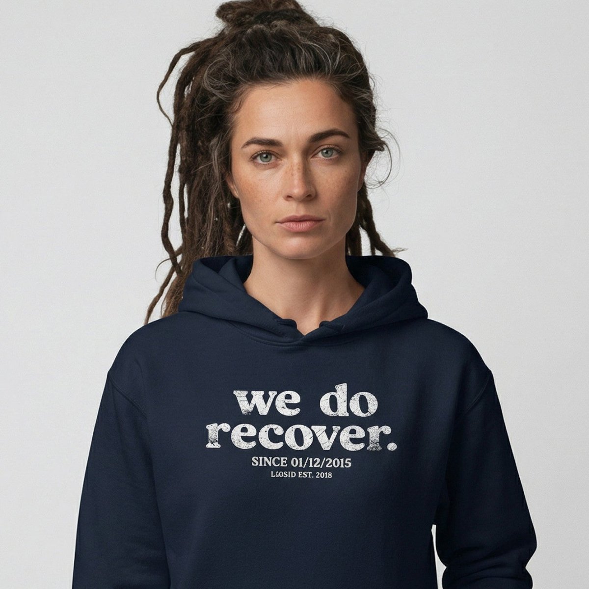 Recovery Hoodie | We Do Recover Since Unisex Hoodie with Custom Sobriety Date
