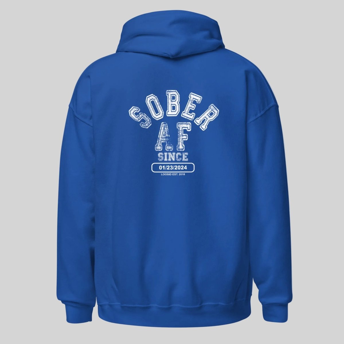relaxed sober clothing recovery hoodie