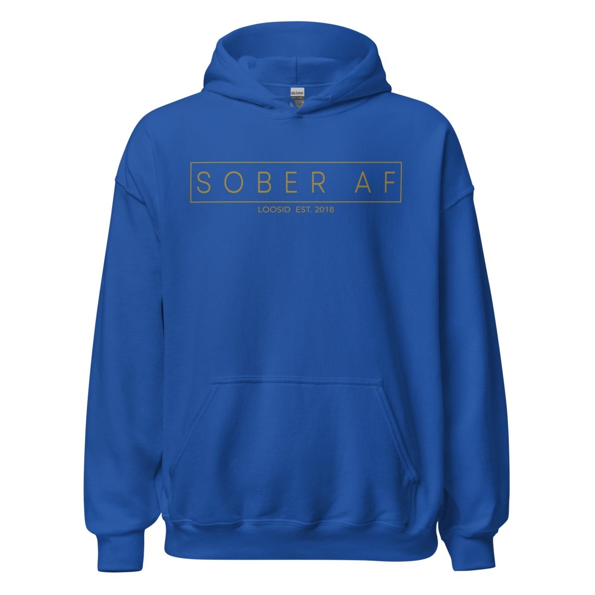 Sober AF Recovery Hoodie side view (view 6)