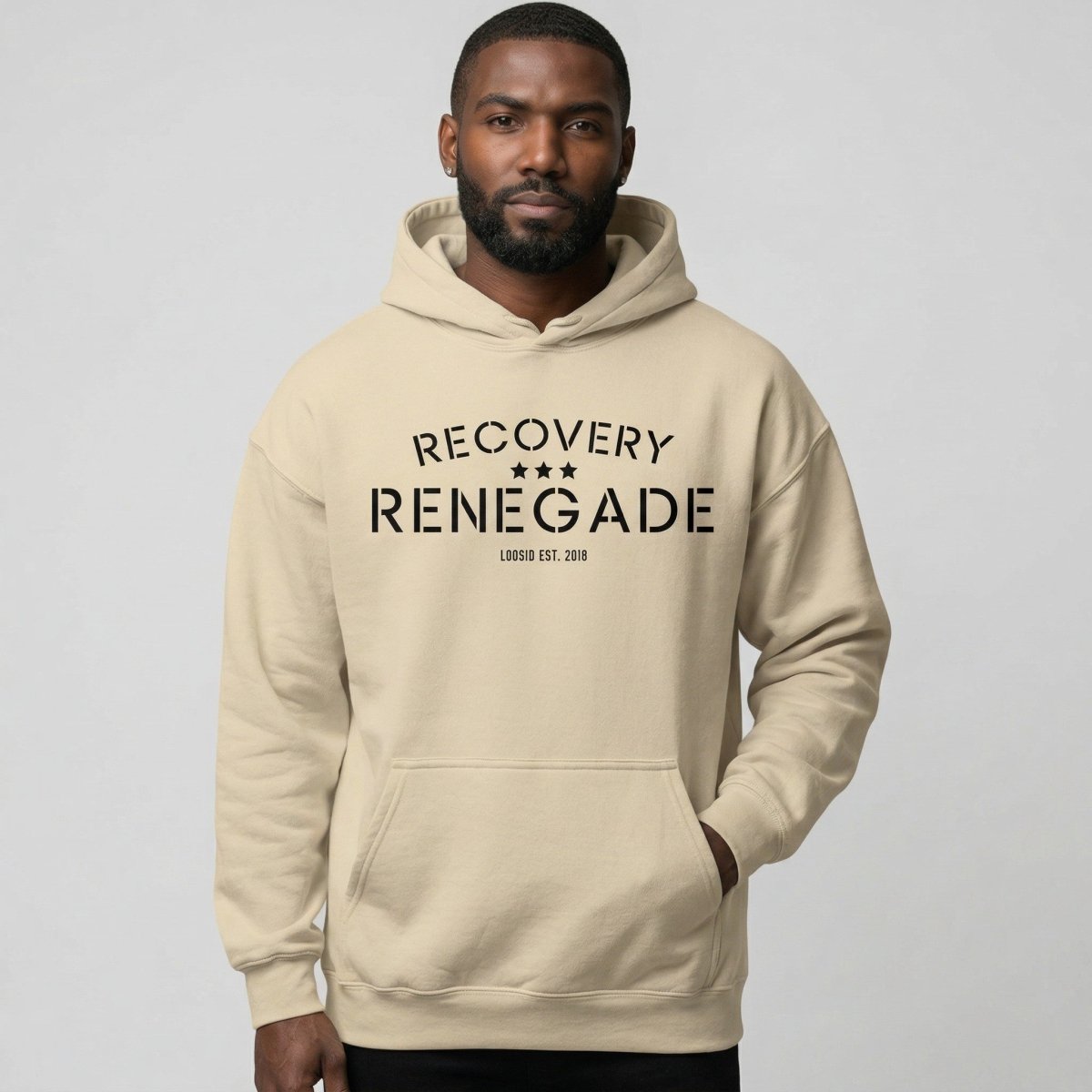 Thankful Recovery Renegade Recovery Hoodie lifestyle view (view 25)