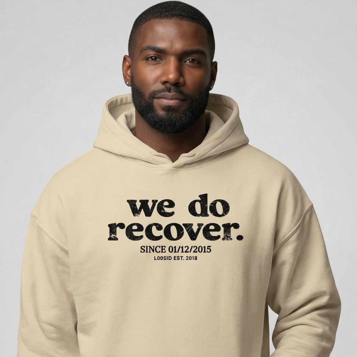 Recovery Hoodie | We Do Recover Since Unisex Hoodie with Custom Sobriety Date