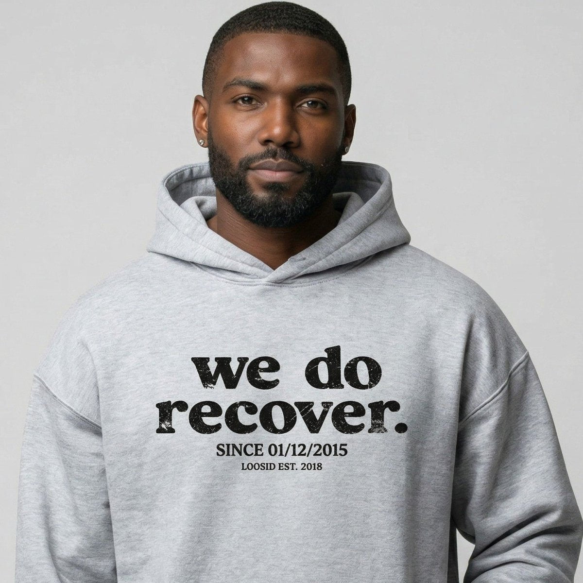 Recovery Hoodie | We Do Recover Since Unisex Hoodie with Custom Sobriety Date