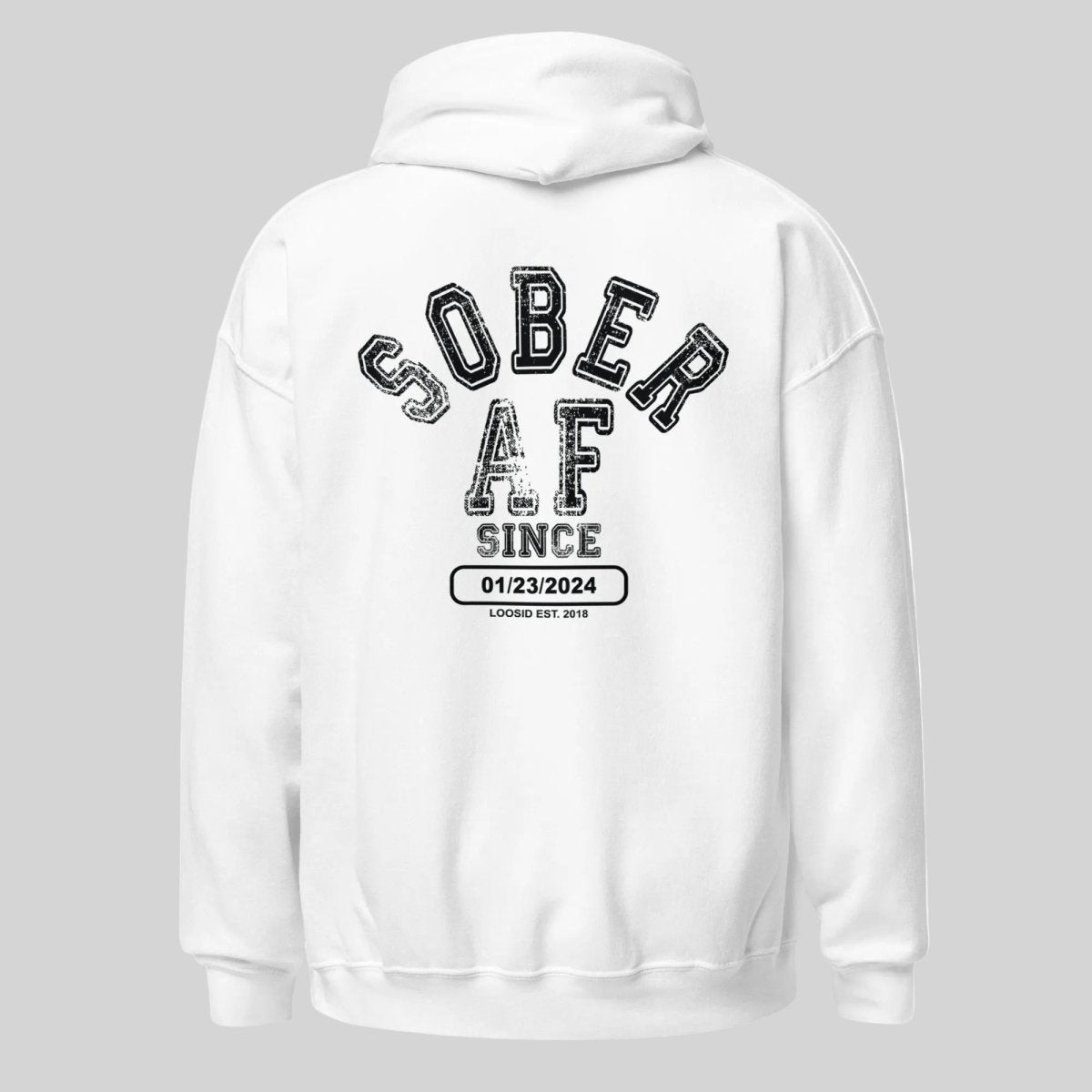 authentic sober apparel recovery hoodie