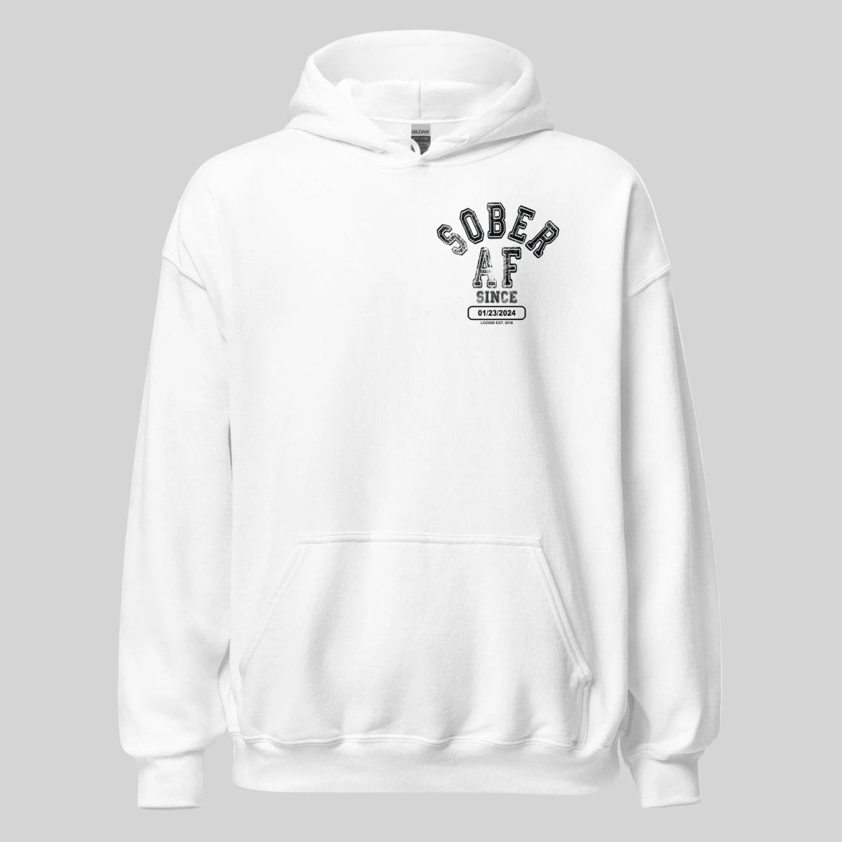 modern sober apparel recovery hoodie