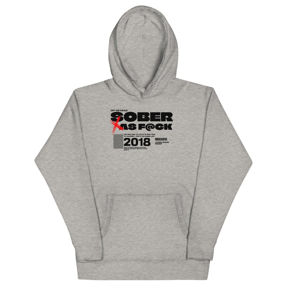 Sober As F*ck Recovery Hoodie product photo (view 20)