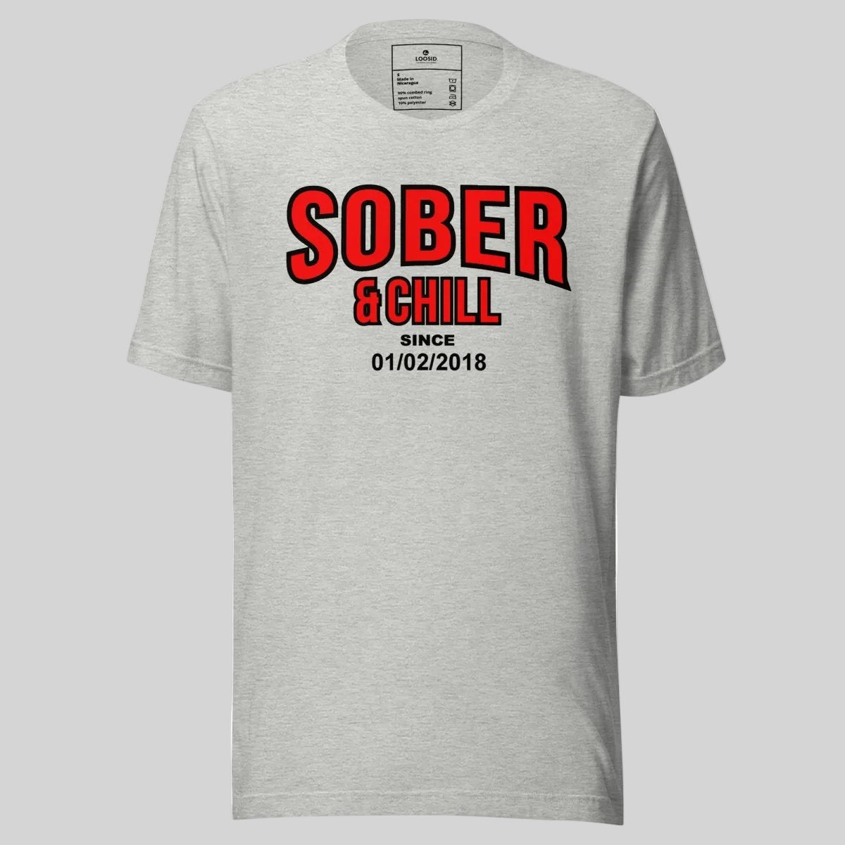 Sober and Chill Sober T Shirt packaging detail (view 8)