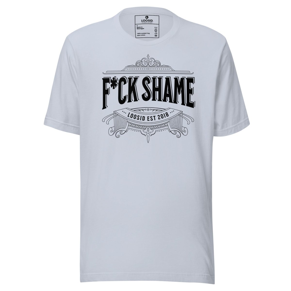 F*ck Shame Sober T Shirt lifestyle view (view 5)
