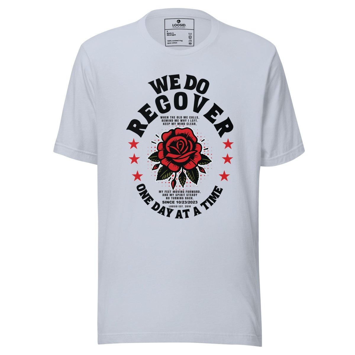 We Do Recover Sober T Shirt featuring the design (view 11)