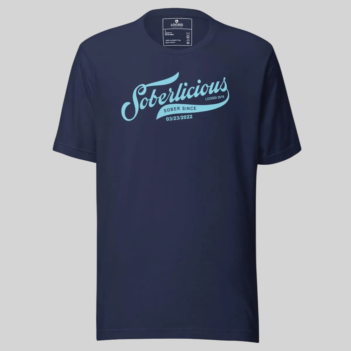 Soberlicious Sober T Shirt flat lay styled image (view 23)