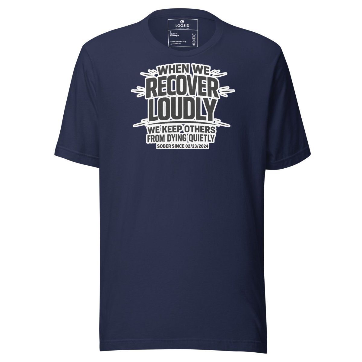 We Do Recover Sober T Shirt lifestyle view (view 5)