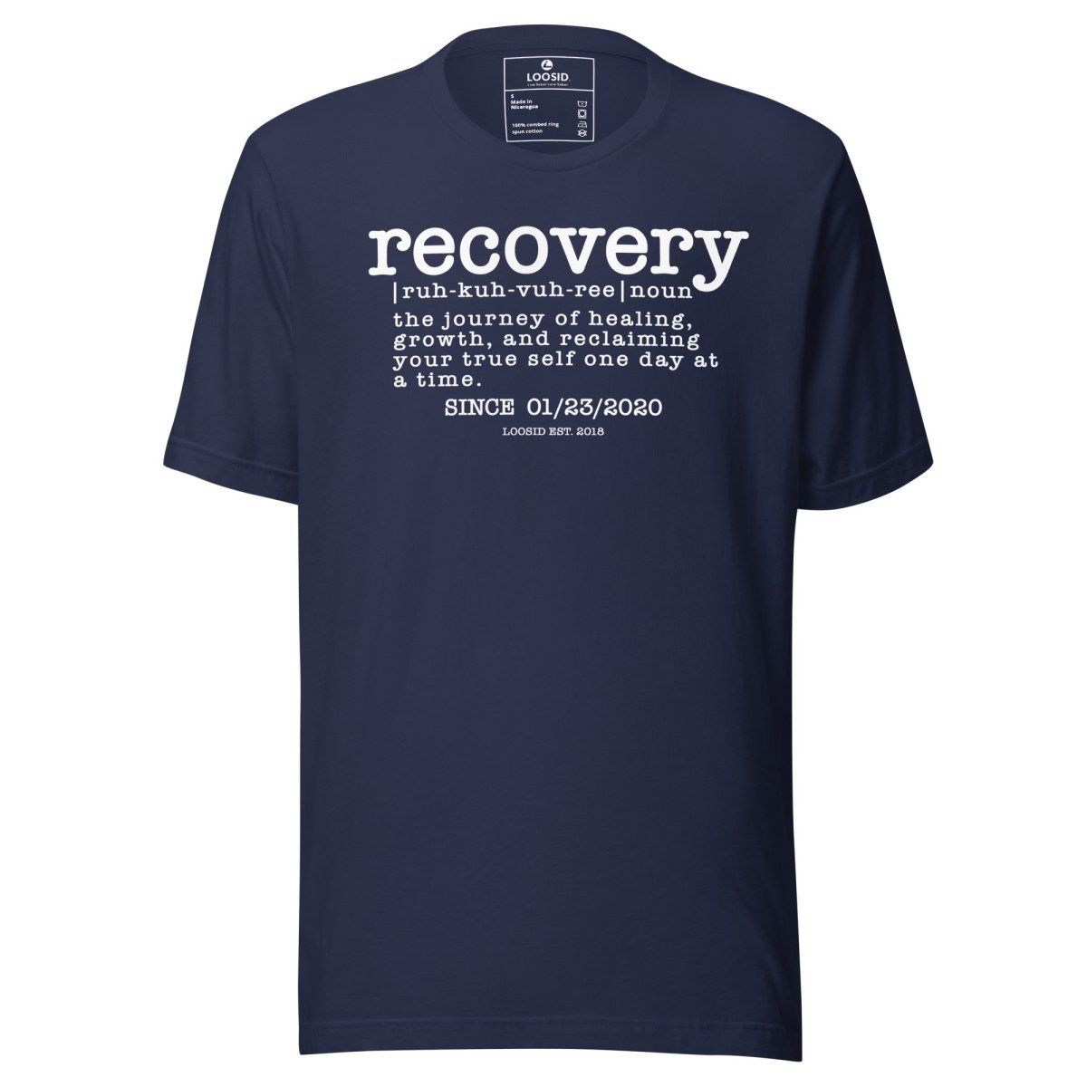 Recovery definition men Sober T Shirt lifestyle view (view 5)