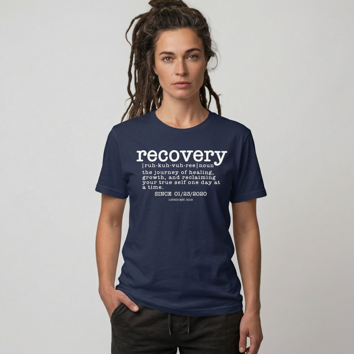 Recovery definition women Sober T Shirt lifestyle view (view 25)