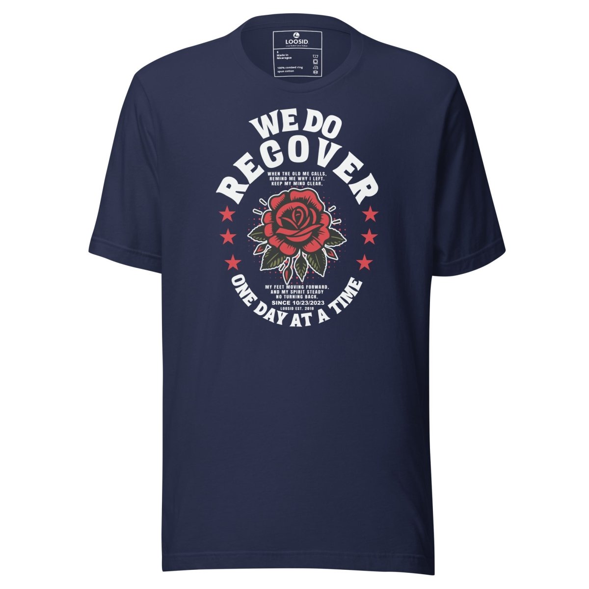 We Do Recover Sober T Shirt lifestyle view (view 5)