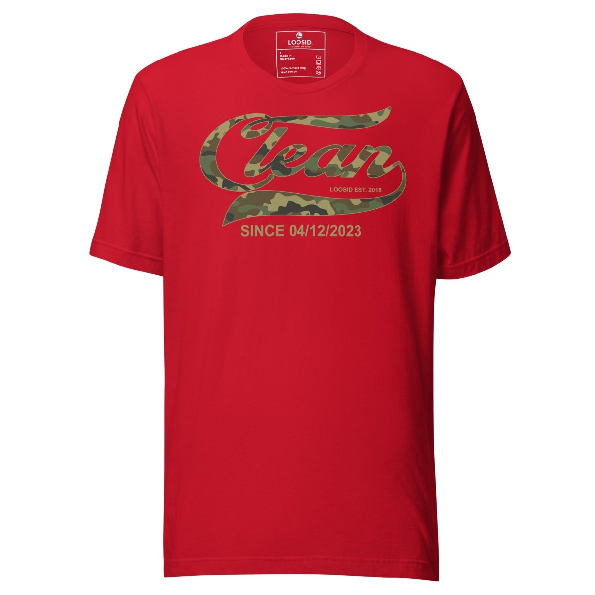 Recovery Date Men's Sobriety Sober T Shirt fit detail (view 19)