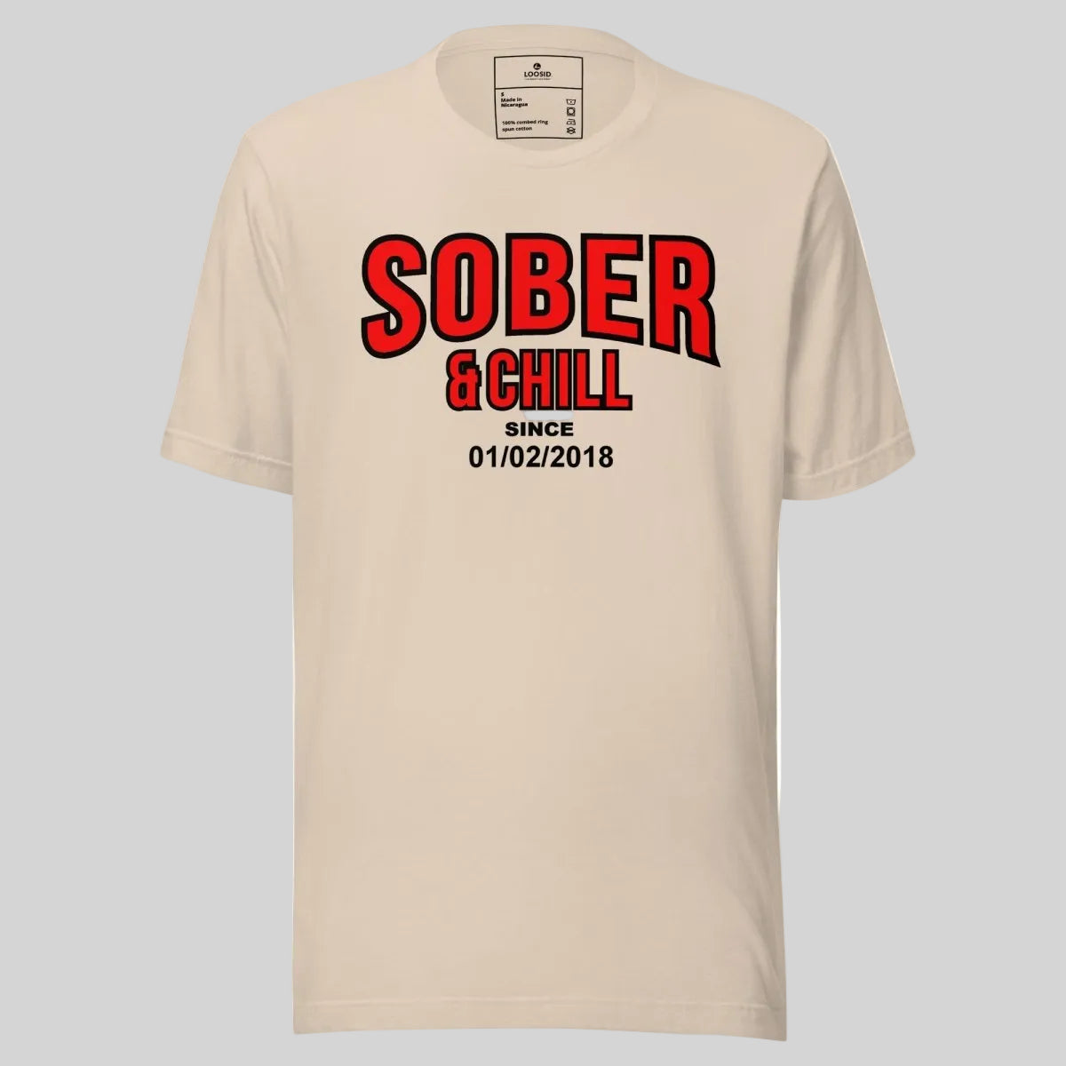 Sober and Chill Sober T Shirt graphic detail (view 14)