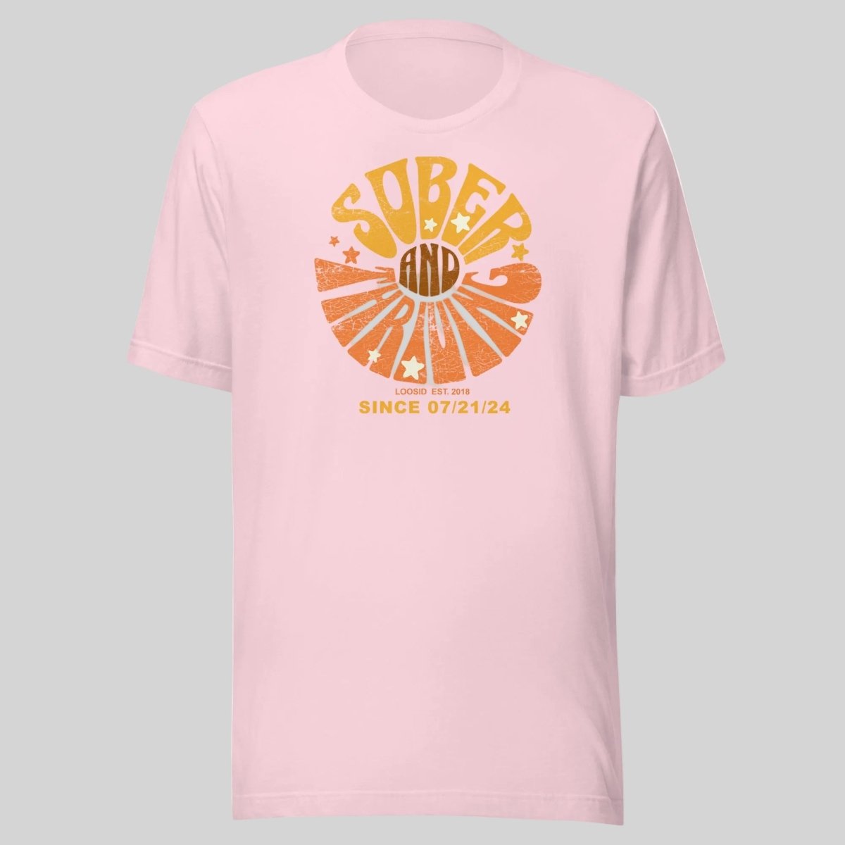 Sober and Thriving Sober T Shirt graphic detail (view 24)