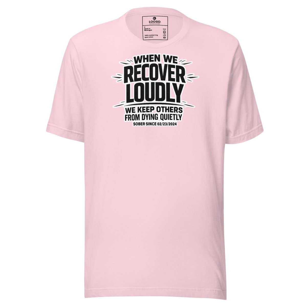 We Do Recover Sober T Shirt product photo (view 20)