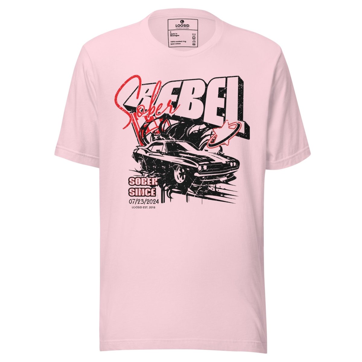 Sober Rebel Sober T Shirt lifestyle view (view 15)