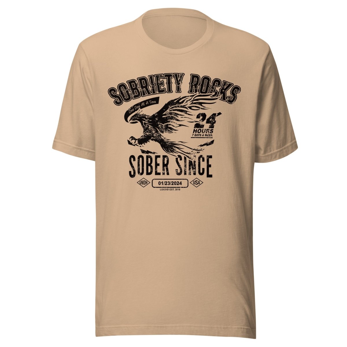 casual sober t shirt layout