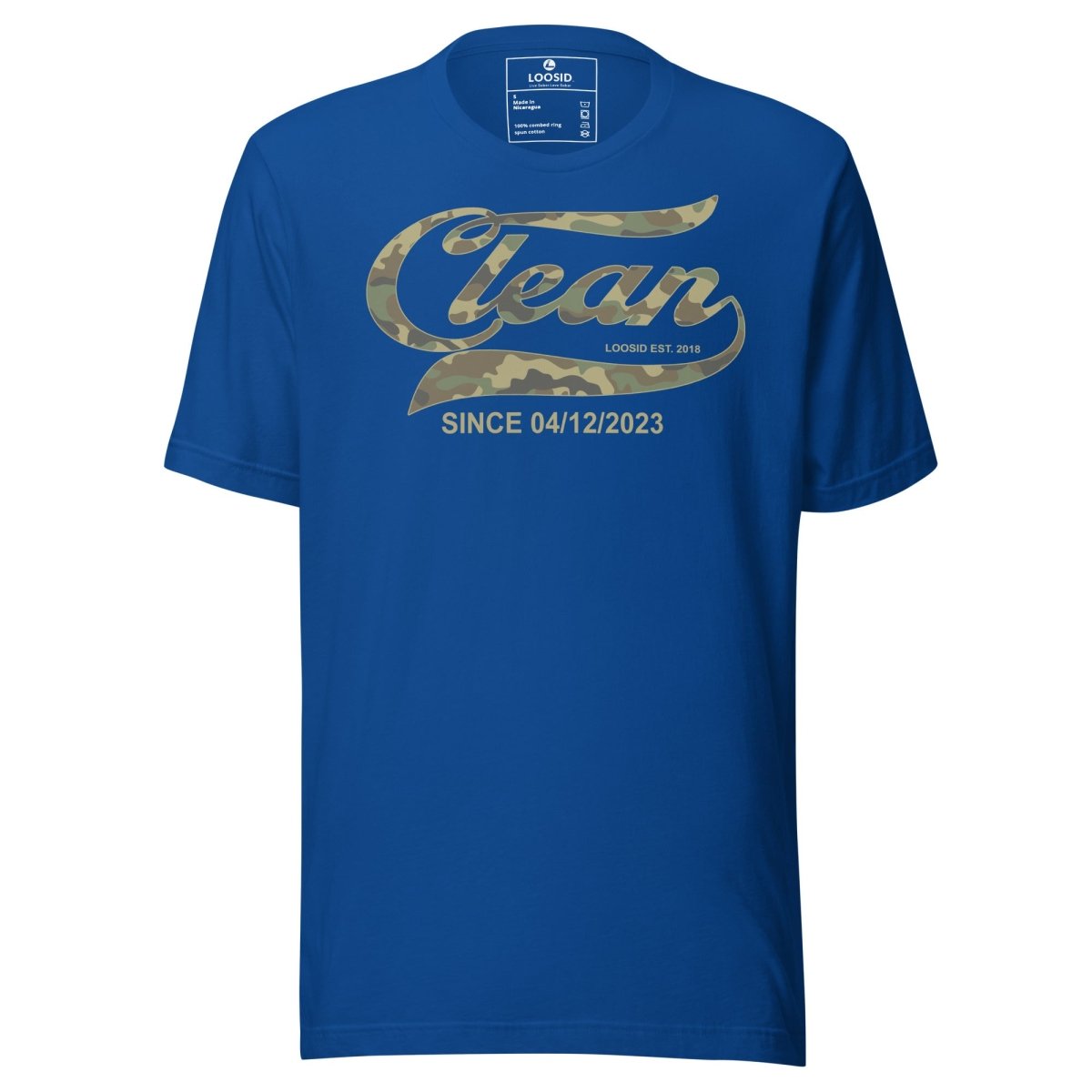 Recovery Date Men's Sobriety Sober T Shirt close-up view (view 22)