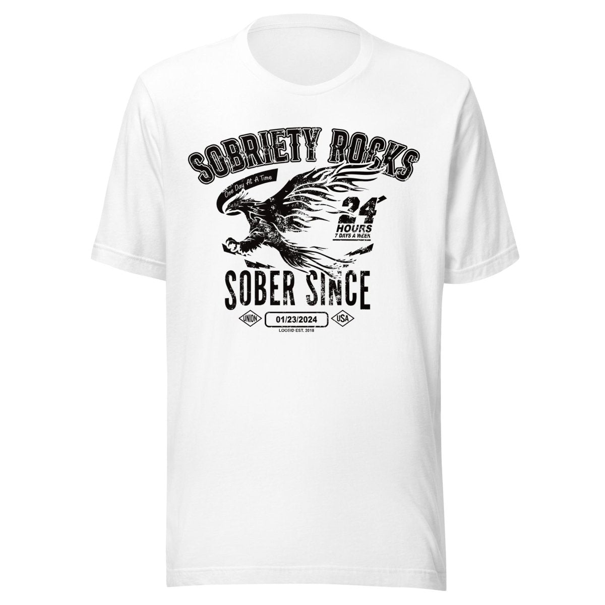 sober t shirt everyday wear