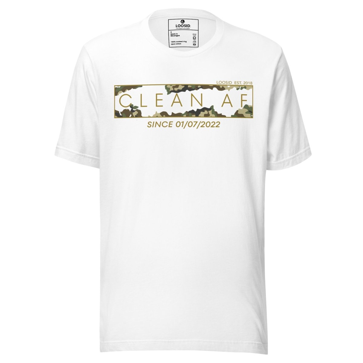 Since Date Men's Sobriety Sober T Shirt packaging detail (view 8)
