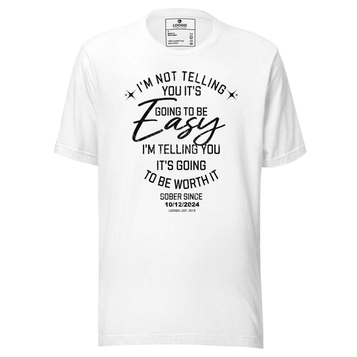 I'm Not telling Sober T Shirt featuring the design (view 21)