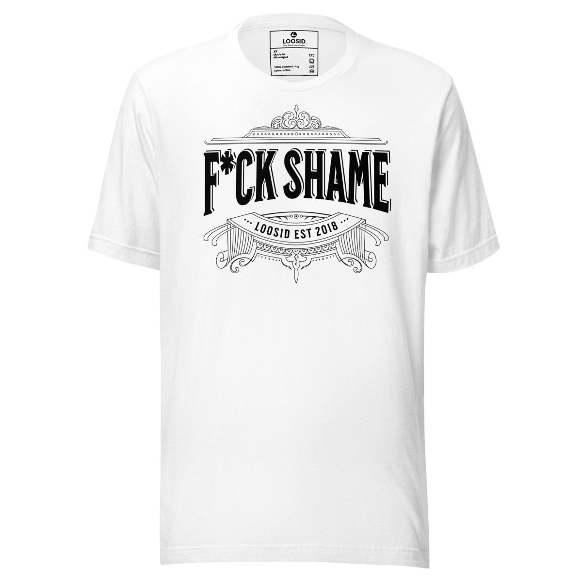 F*ck Shame Sober T Shirt featuring the design (view 11)