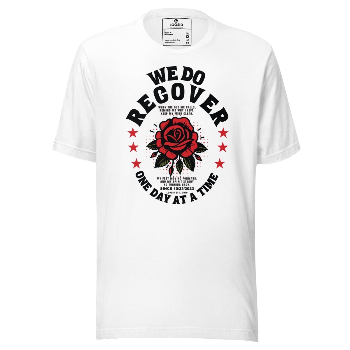 We Do Recover Sober T Shirt featuring the design (view 11)