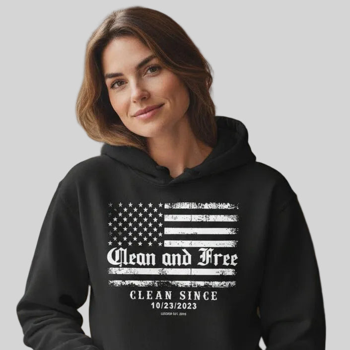 Recovery Hoodie | Clean and Free Custom Recovery Date