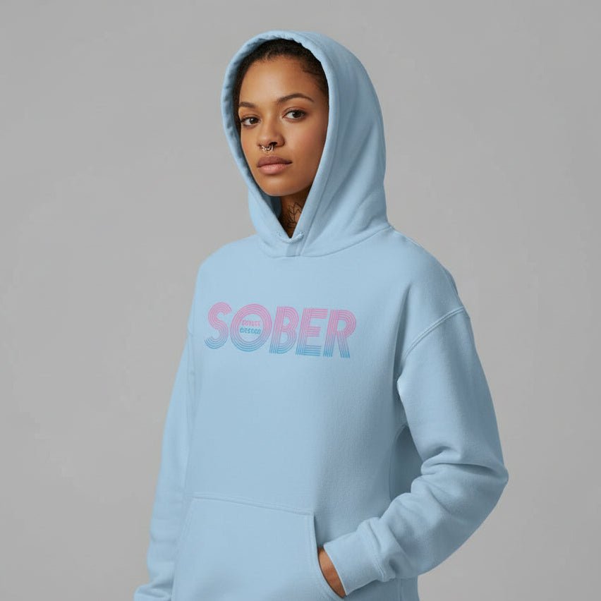 Recovery Hoodie | Retro Sobriety Date Hoodie with Personalized Date