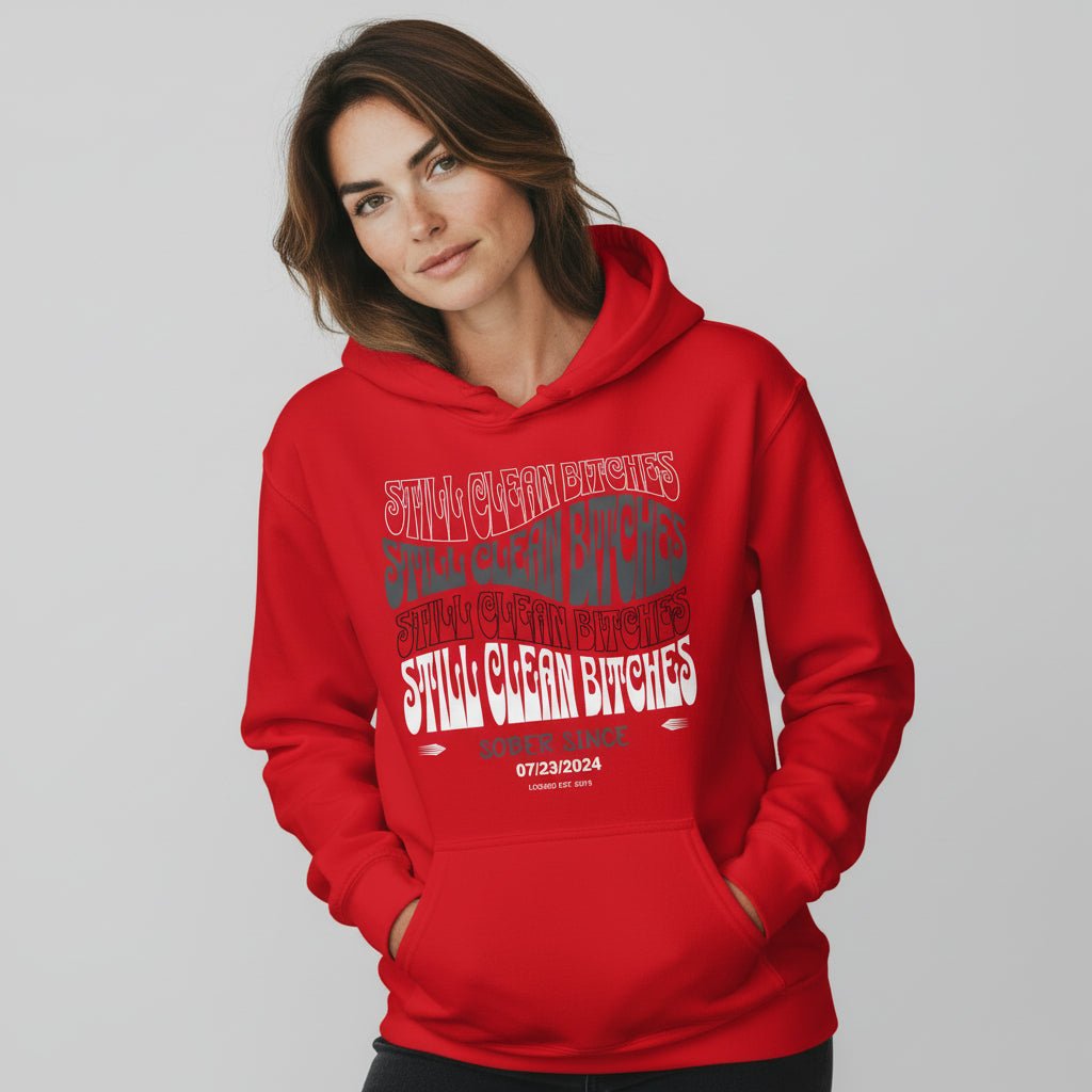 Recovery Hoodie | Still Clean-B Custom Recovery Date