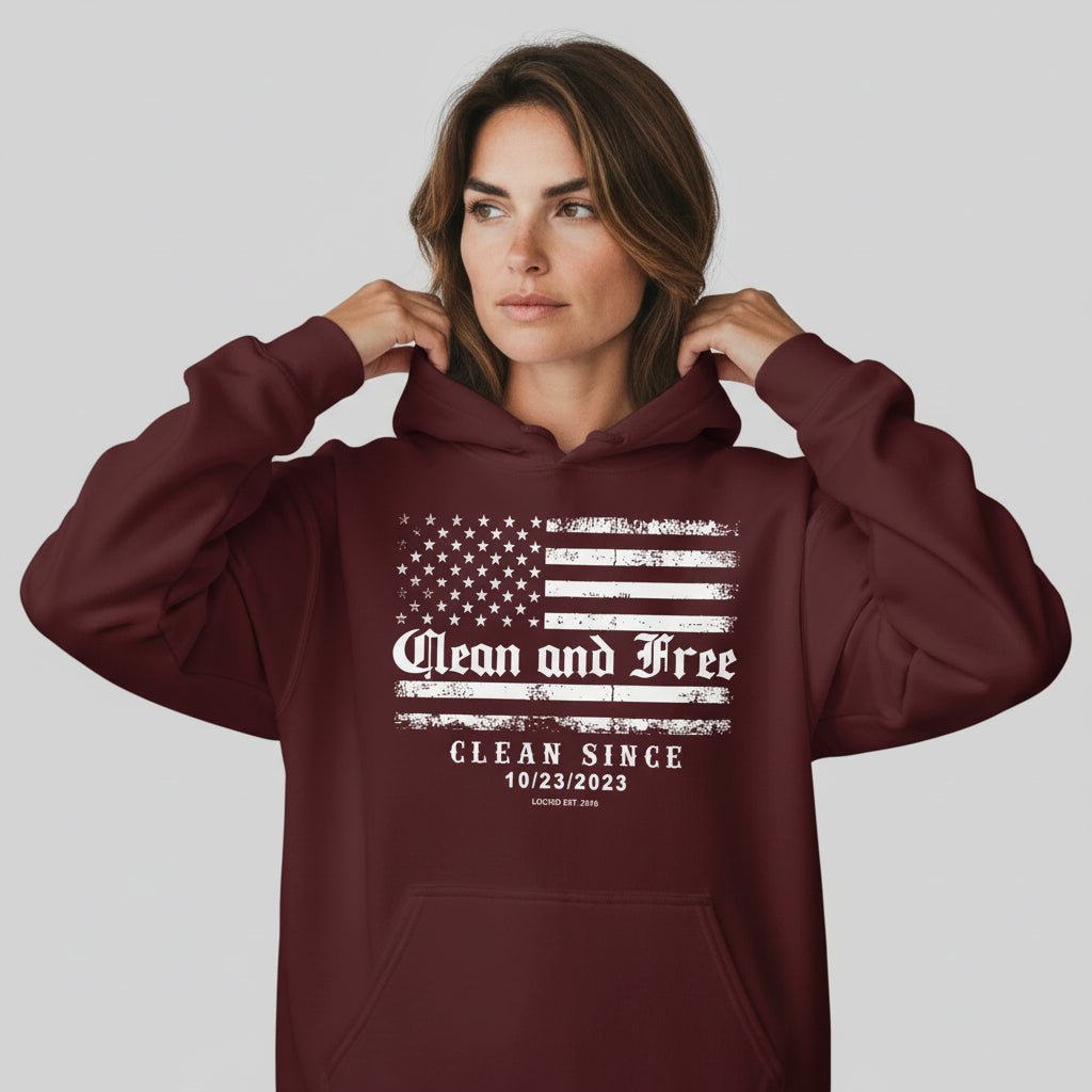 Recovery Hoodie | Clean and Free Custom Recovery Date