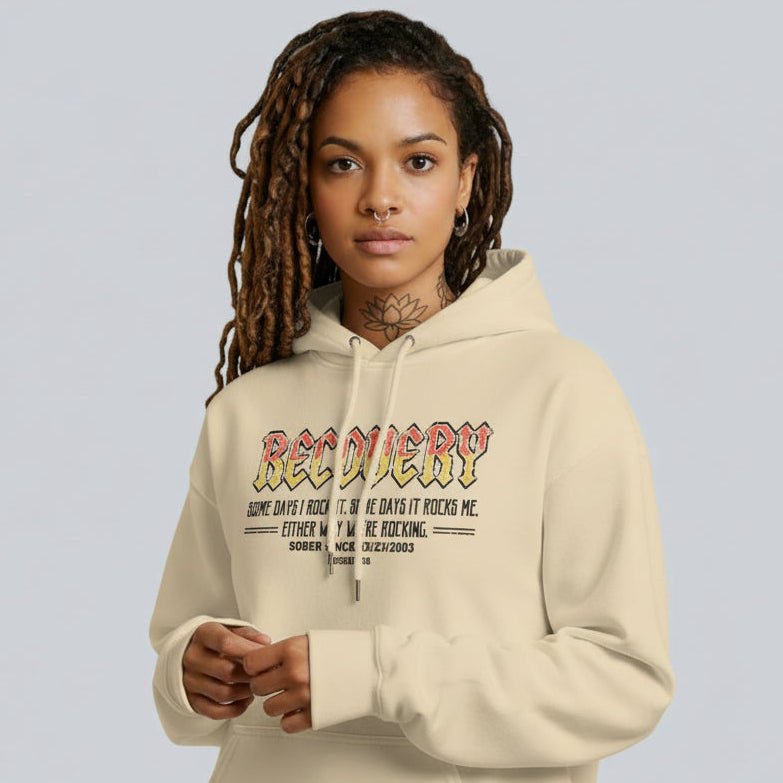 Recovery Hoodie | Women's Recovery Rock Hoodie with Personalized Date