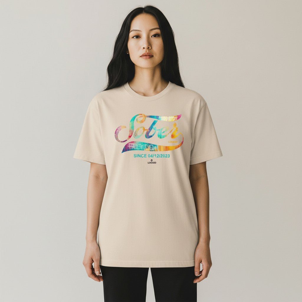 Recovery Sober Since Women's T-Shirt with Personalized Sober Date