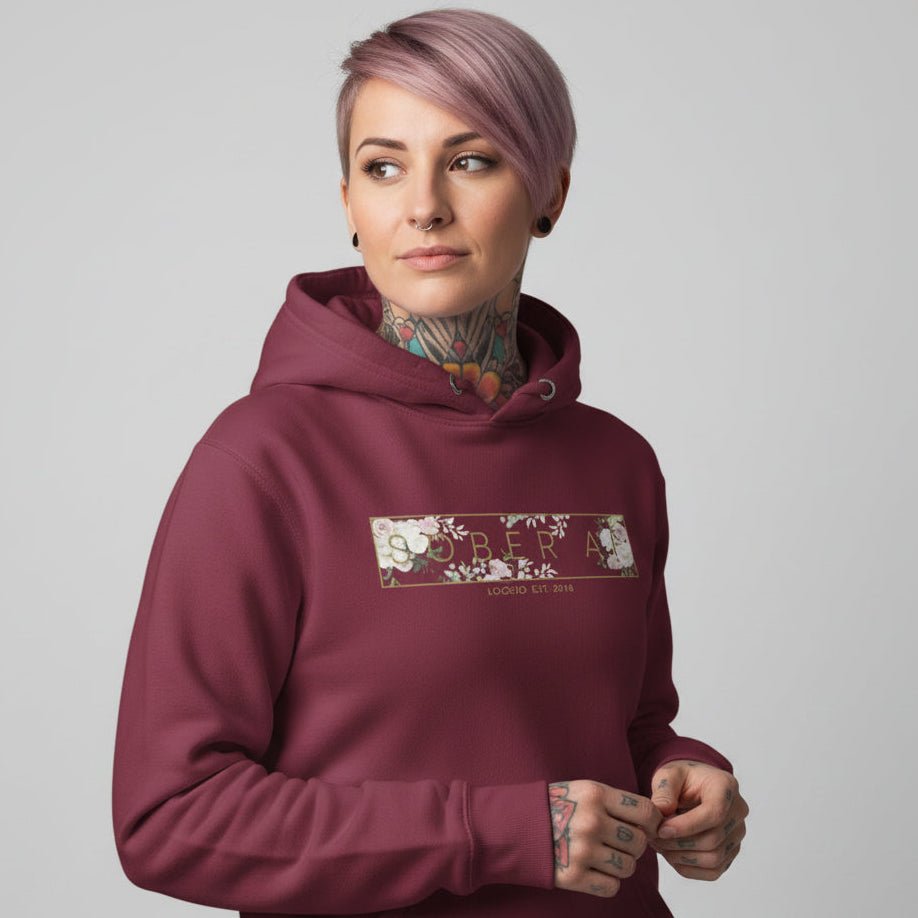 Sober AF Flower Women's Hoodie