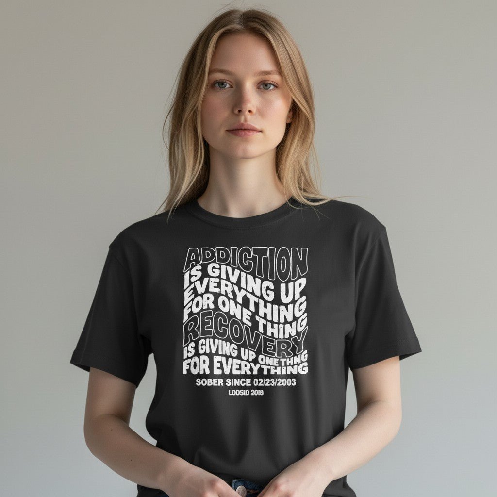 recovery milestone Sober T Shirt photo